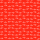 Τραπεζομάντηλο Dama 100x100 Ψάρι Κόκκινο, Συσκ. 150τεμ. 10-R-3813, PAPERQ