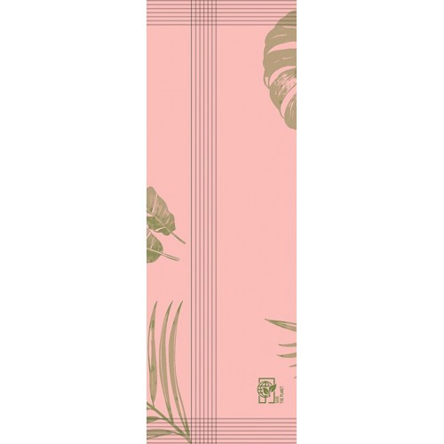 Θήκη Μαχαιροπήρουνων Χάρτινη Plain Floral Ροζ Smile Slim Line 8.5x25εκ. Συσκ. 500 Τεμ. 32-PS1180, PAPERQ