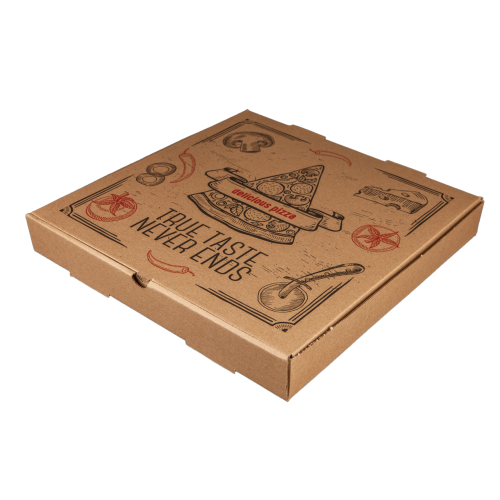 Κουτί Πίτσας Κράφτ Delicious, 33εκ , Συσκ. 100τμχ, 80-3333-1, PAPERQ