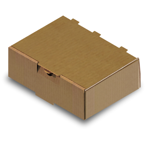 Κουτί Κράφτ 2Φυλλο Plastic Free , 16,5εκ , Συσκ. 100τμχ, 81-0402, PAPERQ