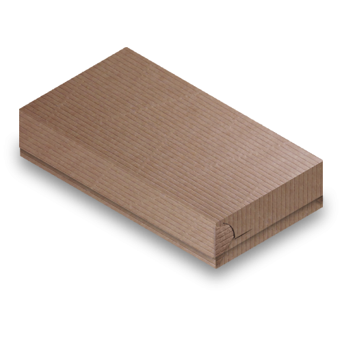  Συσκ. 100Τεμ., Κουτί Natural Κράφτ Plastic Free Για Μισή Μερίδα 22x12x4.5εκ , 81-0504, PAPERQ