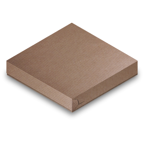 Συσκ. 100Τεμ., Κουτί Natural Κράφτ Plastic Free Για Σκεπαστή 26εκ , 81-0510 PAPERQ