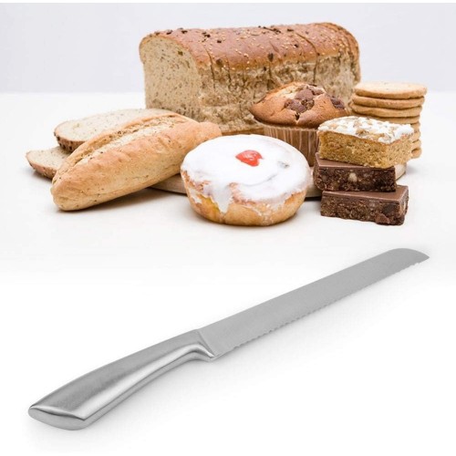 Μαχαίρι Ψωμιού-Κέικ Inox Mat 20cm., 38-471, GTSA