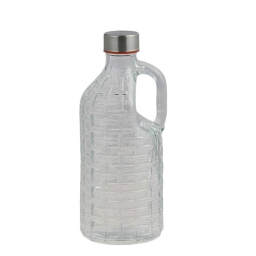Μπουκάλι Γυάλινο Διάφανο Με Λαβή 1Lit, Τοσκάνη, 815007, MARVA HOME