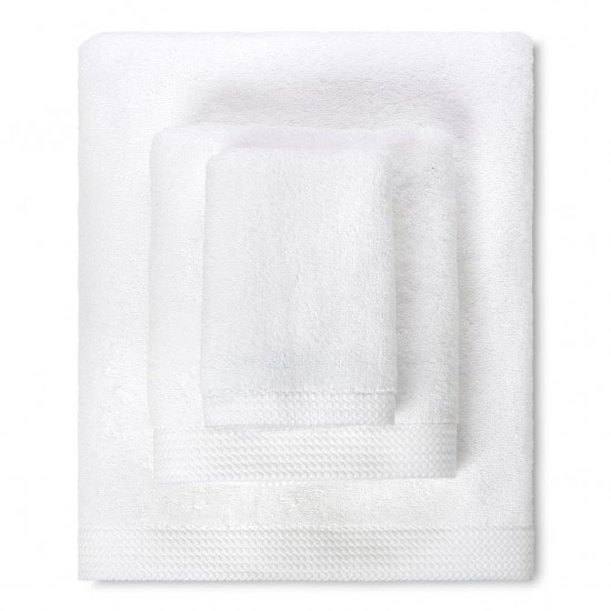 Πετσέτα Χεριών Βαμβακερή Λευκή 30x50εκ. Premium, 02.100.01, CRYSPO TRIO
