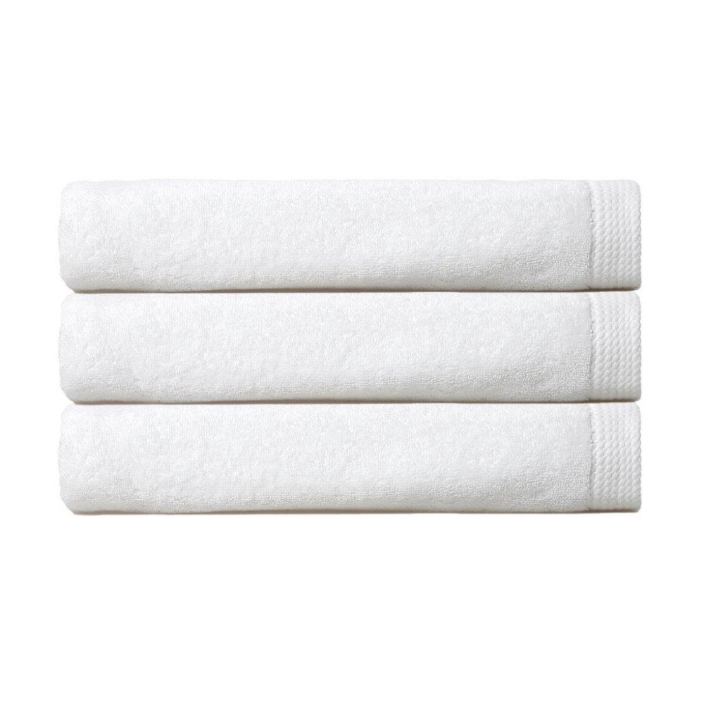 Πετσέτα Σώματος Βαμβακερή Λευκή 90x150εκ. Premium, 02.100.05, CRYSPO TRIO