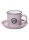 Φλιτζάνι/Πιατάκι Εσπρέσσο Πορσελάνη Ροζ 90ml. "Coffee" HUN305K12, ESPIEL