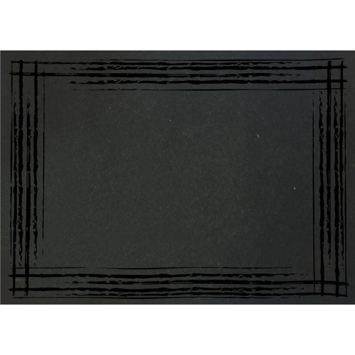 Σουπλά Χάρτινο Venetian Μαύρο Ρίγα Μαύρη 33Χ44εκ. Κιβ. 1500τεμ., 31-1007, PAPERQ