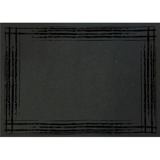 Σουπλά Χάρτινο Venetian Μαύρο Ρίγα Μαύρη 33Χ44εκ. Κιβ. 1500τεμ., 31-1007, PAPERQ