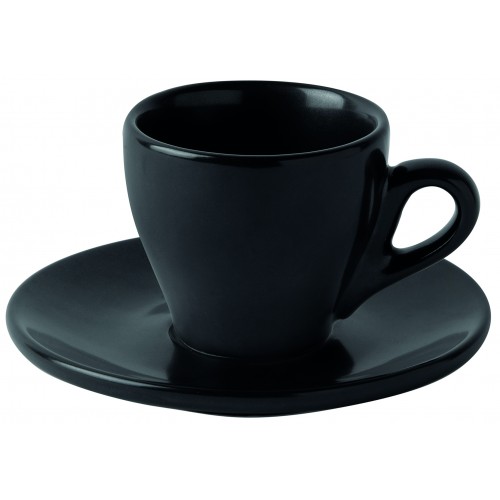 Φλυτζάνι Espresso 70ml Κωνικό Μαύρο Ματ, Πορσελάνη, 66-62070, GTSA
