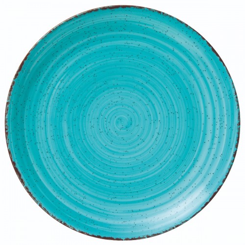 Πιάτο Ρηχό Πορσελάνης, Γαλάζιο, 27.5εκ. Σετ 6 Τεμ, Tiffany, GTSA