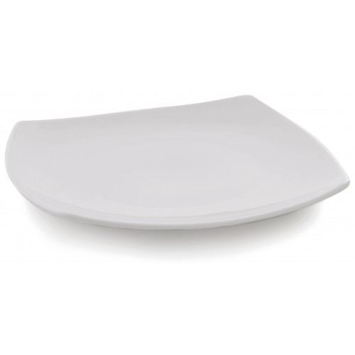 Πιάτο Τετράγωνο Λευκής Πορσελάνης, 30.5εκ.x30.5εκ., Japan, 60-121630, GTSA