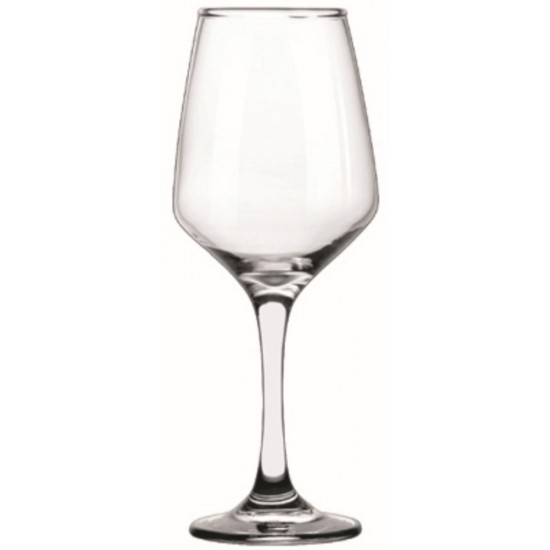 Σετ 6 Τεμ. Γυάλινο Ποτήρι Κρασιού Κολωνάτο Διάφανο 355ml,  901221, TABLETOP PRO