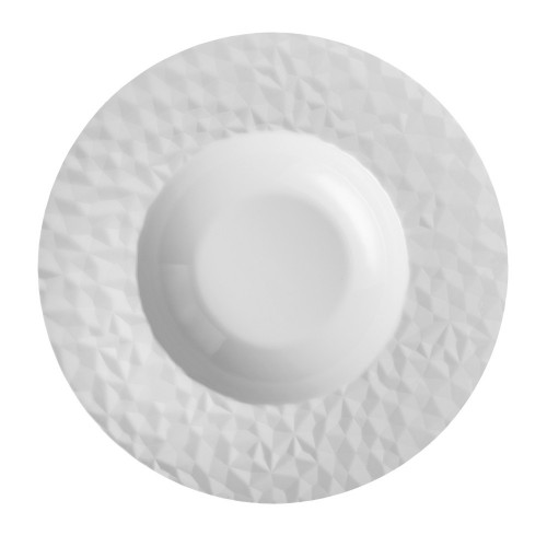 Πιάτο Βαθύ 26εκ. Από Λευκή Πορσελάνη Αλουμινίου, Hesperis, 67-HE6260 , LE COQ PORCELAIN 