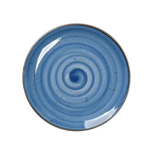  Πιάτο Ρηχό 24,5Χ2 εκ. Πορσελάνη, Terra Blue, TLF102K6, ESPIEL
