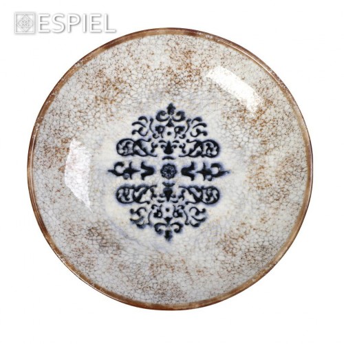 Πιάτο Βαθύ 23Χ4 εκ. Πορσελάνη, Mosaico , KNJ120K6, ESPIEL