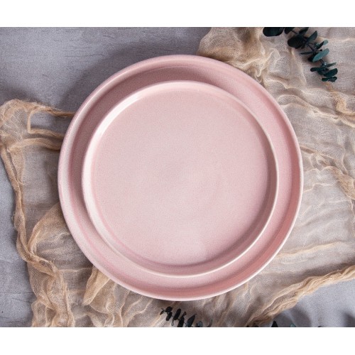Πιάτο Επίπεδο 27εκ. Stoneware Pink Reactive Glaze, 67-26127, GTSA