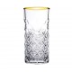 Γυάλινο Ποτήρι Νερού 450ml, Timeless Golden Touch, 52800GOLD, PASABAHCE