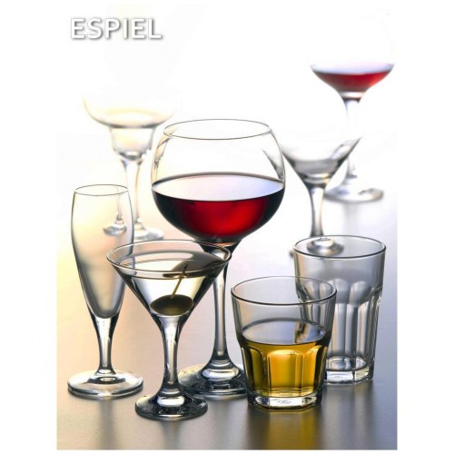 Ποτήρι Κρασιού Γυάλινο Με Πόδι, 29 cl, SP44411G6 Bistro, PASABAHCE
