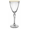 Ποτήρι Κρασιού Κολωνάτο Κρυστάλλινο 250ml, Σετ 6 Τεμ., Elisabeth Q8890/G, BOHEMIA