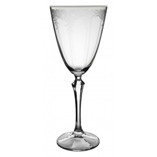 Ποτήρι Κρασιού Κολωνάτο Κρυστάλλινο 250ml, Σετ 6 Τεμ.,  Elisabeth  Q8106/S, BOHEMIA