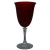 Κόκκινο Ποτήρι Νερού Κρυστάλλινο 360ml, Σετ 6 Τεμ. Kleopatra, BOHEMIA