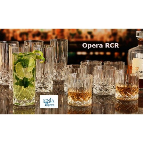 Ποτήρι Σωλήνας Κρυστάλλινο  350ml, Opera, 0802035, RCR